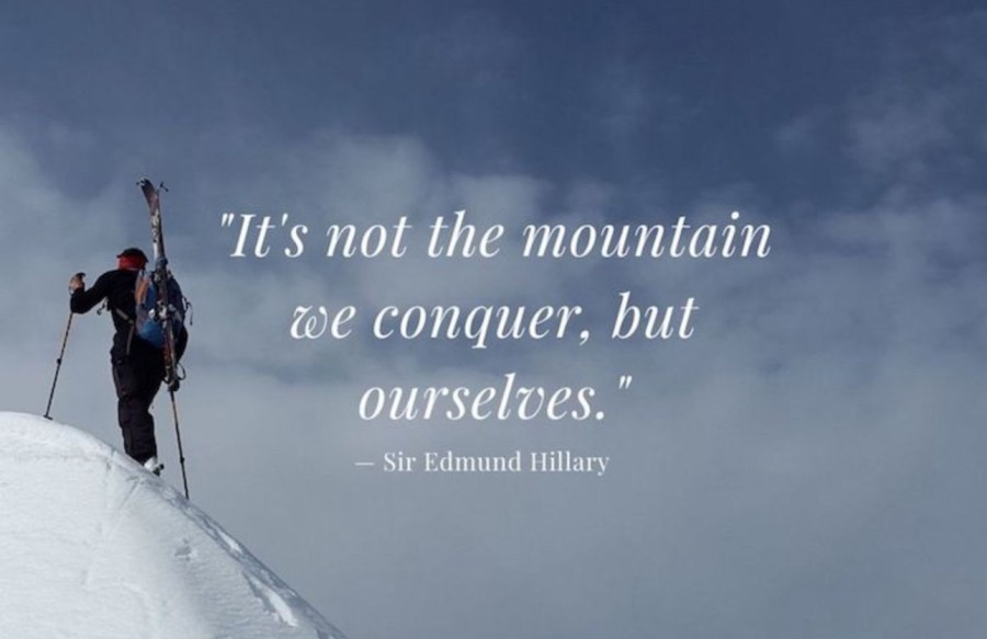 Edmund Hilary Quote